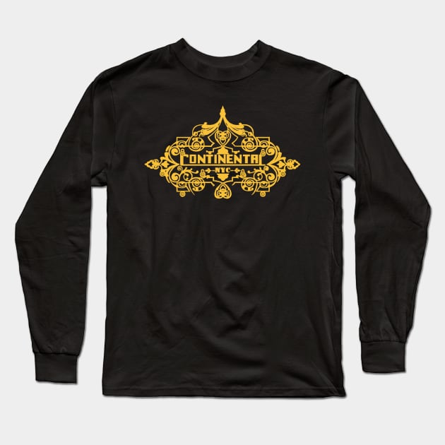 Continental Hotel Long Sleeve T-Shirt by Lukasking Tees